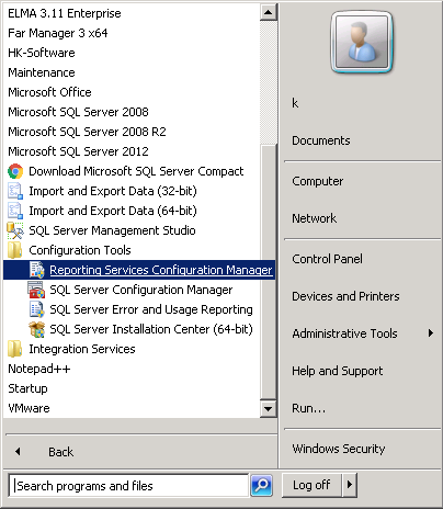 Redirect To MSSQL Reporting Services Upon Opening The Reports.