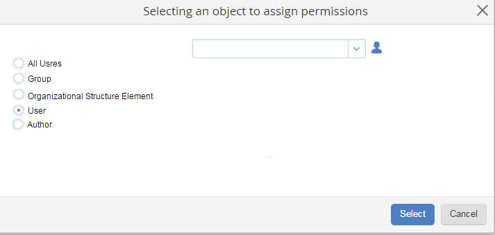 Fig. 3. Roles when granting access permissions